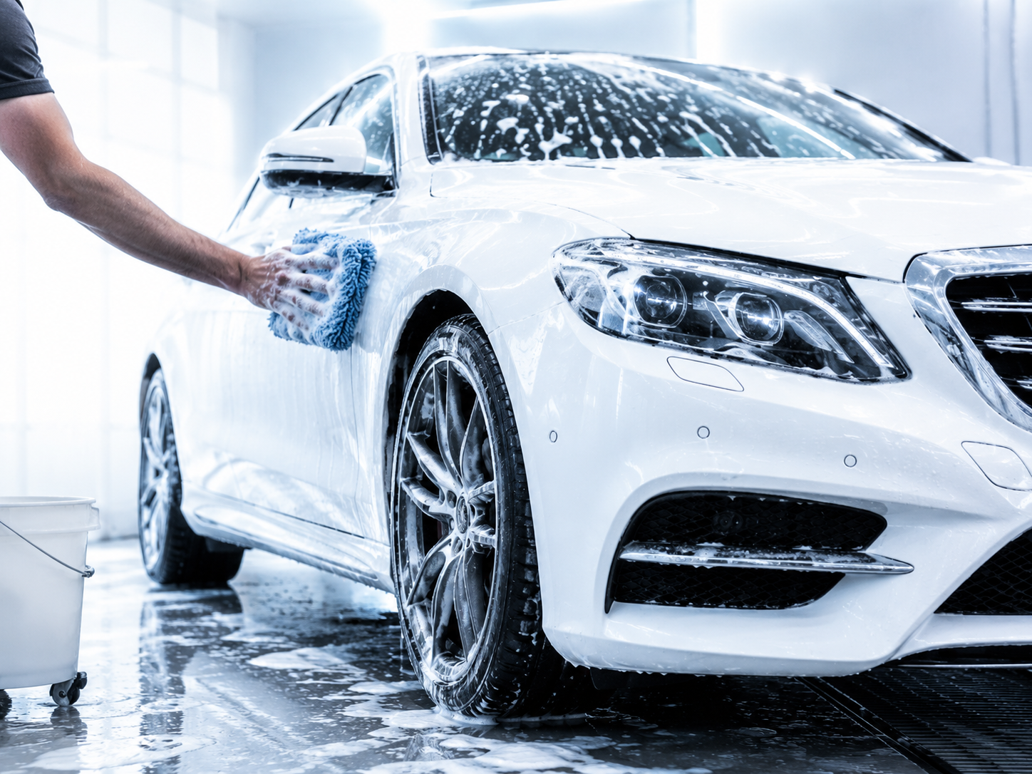 Quick exterior car wash for Express Refresh package